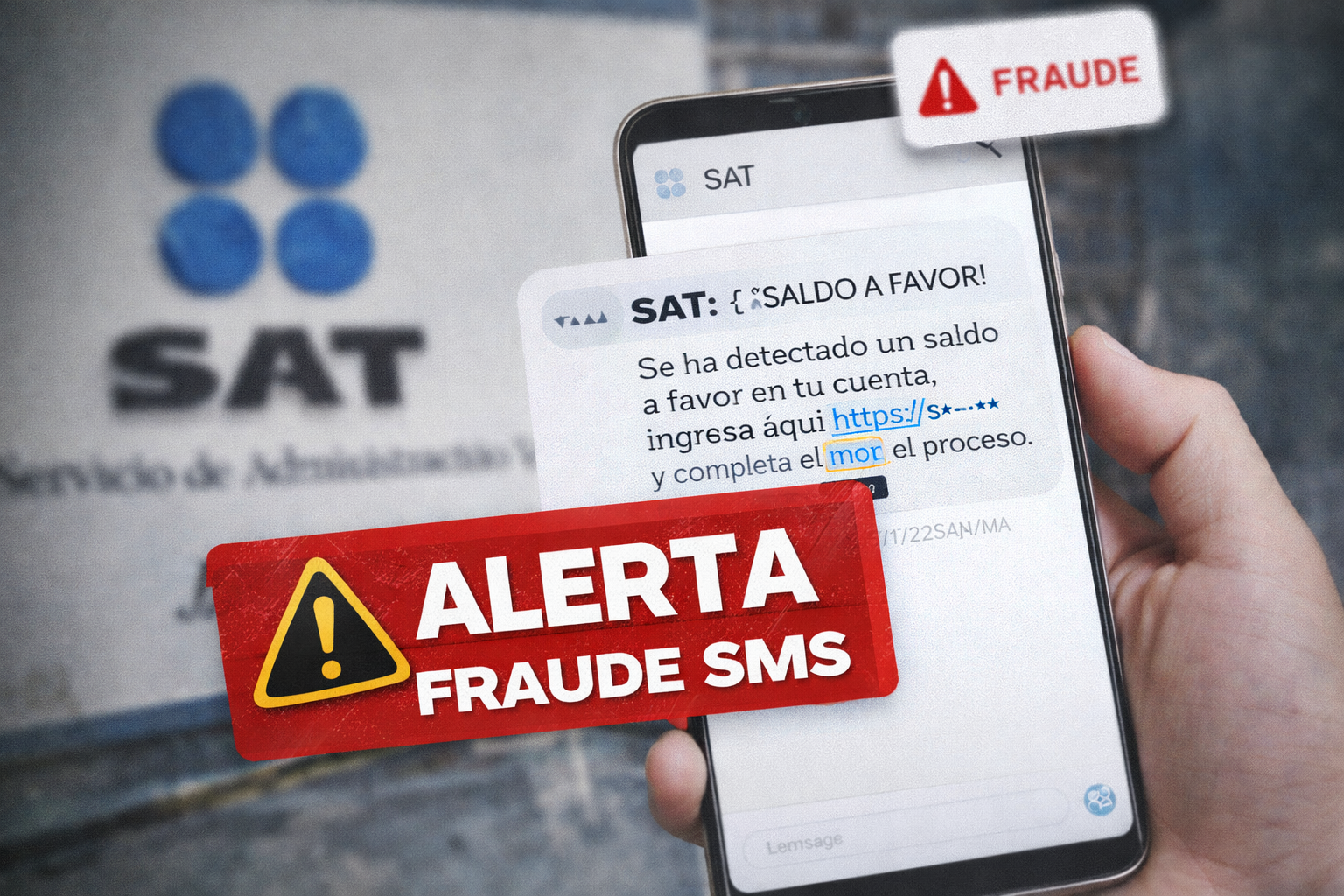 Alerta por mensajes falsos del SAT: cómo identificar y evitar fraudes por SMS