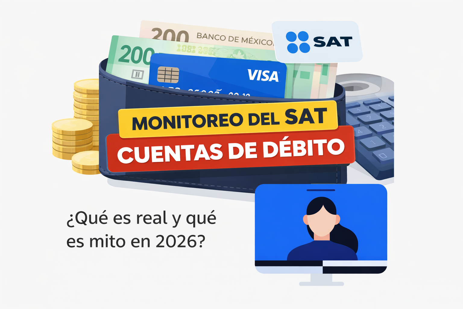 SAT aclara el monto en tarjetas de débito: qué es real y qué es mito en 2026