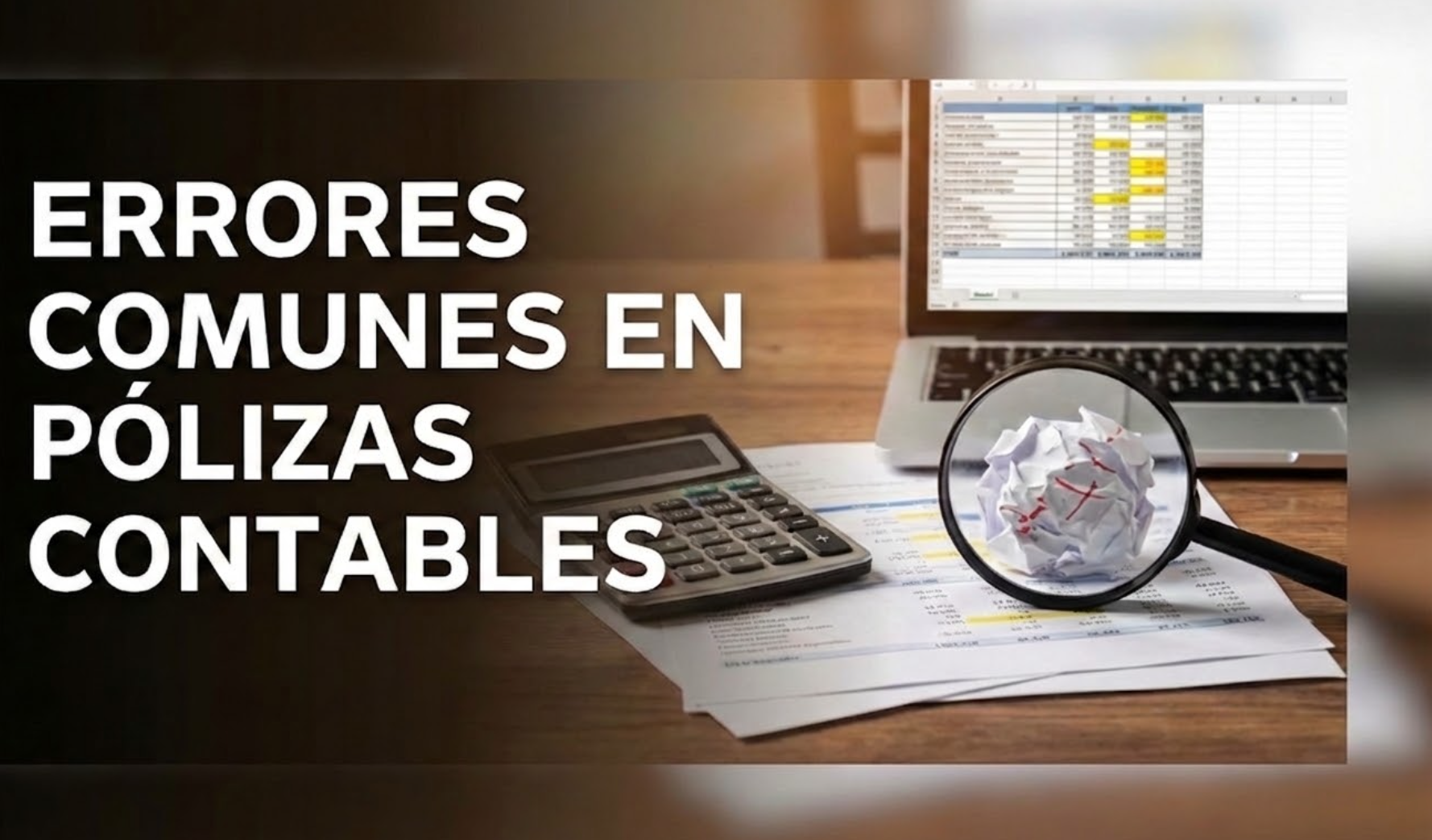 Errores comunes en pólizas contables: riesgos ante cruces del SAT